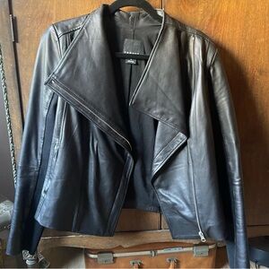 Sleek Nordstrom leather jacket!